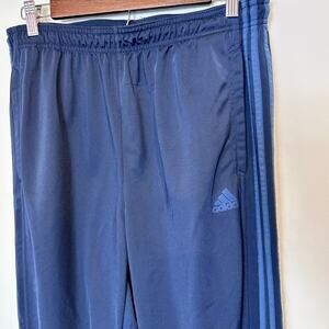 Adidas Primegreen Track Pants Blue 3 Stripes Mens L IC4468 Recycled UEC